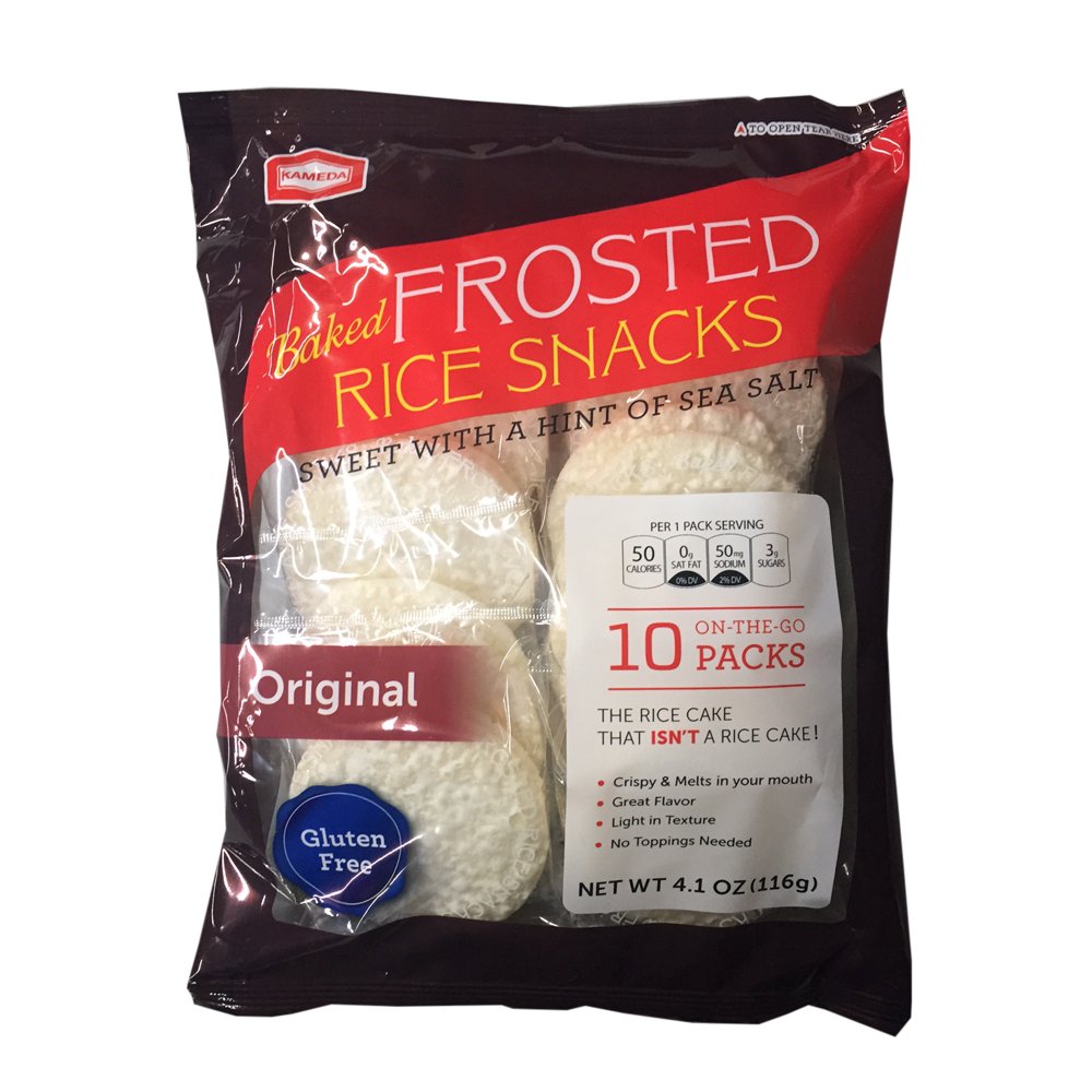 Baked Frosted Rice Snacks Gluten Free 4.1 oz per Pack (2 Pack