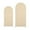 champagne, variant on Acekid 2pcs Wedding Arch Cover, 5.9ft+6.6ft Round Top Chiara Backdrop Cover, Spandex Wedding Arch Stand Covers for Birthday Party Banquet Decoration