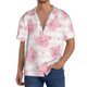 thumbnail image 1 of Fotbe Cartoon Pig Camisa Estampada de Manga Corta para Hombre, Casual de Verano, Estilo Playero, Sin Arrugas-4X-Large, 1 of 5
