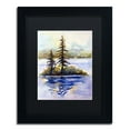thumbnail image 2 of Trademark Fine Art "Island Light" Canvas Art by Wendra, Black Matte, Black Frame, 2 of 4