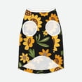 thumbnail image 6 of LNWH Happy Fall Sunflower Botanical Pattern Dog Clothes, Breathable Warm Cotton Pet Clothes 4X-Large, 6 of 8