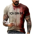 thumbnail image 1 of T-Shirts Hommes T-Shirts Graphiques Hommes T-Shirts Décontractés Manches Courtes Imprimé Thème Halloween Shorts Décontractés Cargo Hommes T-Shirts Décontractés Manches Courtes Col Rond Graphique Grande Taille Hommes, 1 of 6