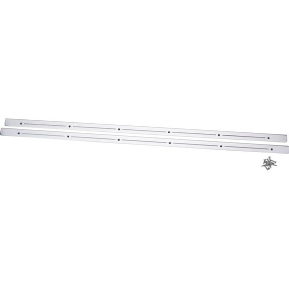 Universal Billet Door Sill Trim Plates, 40 Inch