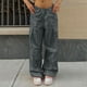 thumbnail image 1 of Pantalón Deportivo, Suave Con 2 Botones Laterales, Pantalones Sueltos Para Mujer, Poliéster Con Bandas En Los Tobillos Para Viajes ANGGREK Gris M, 1 of 6