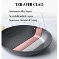 thumbnail image 2 of Koch Systeme CS 8 Inch Black Frying Pan Nonstick, Ultra Non Stick Pan with Bakelite Handle, Marble Coating Frying Pan, Compatible for all Stoves, 2 of 5