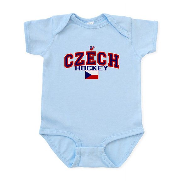 CafePress - CZ Czech/Ceská Hockey Infant Bodysuit - Baby Light Bodysuit