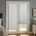 thumbnail image 5 of LazBlinds Cordless Cellular Shades for French Doors, No Drill French Door Blinds for Privacy, Blackout Light Blocking Honeycomb Shades for Sliding Doors Front Door Patio, 1 Pack, 22" W x 78" H, White, 5 of 6