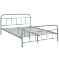 thumbnail image 3 of Modway Maisie Queen Powder Coated Sturdy Steel Bed Frame in Gray, 3 of 7