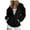 Black, variant on Women's Hoodies Fall Teen Girl Jacket Oversized Sweatshirts Solid Casual Zip Up Drawstring Clothes Y2K Hoodie with Pockets