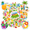 2A, variant on 35pcs-50pcs Colorful Stickers Stationery Stickers Tropical Kids Stickers Toy Beach Stickers for Luggage Laptop Notebook