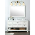 thumbnail image 2 of Living District Hanson 37 inch Wall Sconce in Satin Gold, 2 of 8