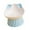 Blue, variant on Porcelain Cat Food Bowls, Feeding Skid Water Bowls High Foot Snack Bowl Tilted Raised Cat Dish for Indoor Cats, Small Dogs Kitty Travel Yellow