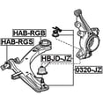 thumbnail image 2 of Febest BUSHING, FRONT LOWER CONTROL ARM # HAB-RGS OEM 51350-SLJ-013, 2 of 2
