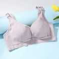 thumbnail image 2 of RMGVDSD Womens Wireless Bras No Underwire Hole Cup Small Chest Gathered Adjustment Bras Women's Thin Wireless Push Up Bralettes, 2 of 3