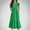 111#Green, variant on Fashion Girls Summer New Short Sleeves Round Neck Solid Color Dress Dress For Girl Sundresses For Girl