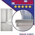 thumbnail image 5 of Whole Parts Refrigerator Freezer Drawer Seal Gasket (White) Part# 057355-000 - Replacement & Compatible with Some Viking Refrigerators, 5 of 6
