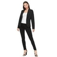 thumbnail image 4 of Women's Casual Long Sleeves Office Workwear Solid Blazer Jacket S-3XL, 4 of 4