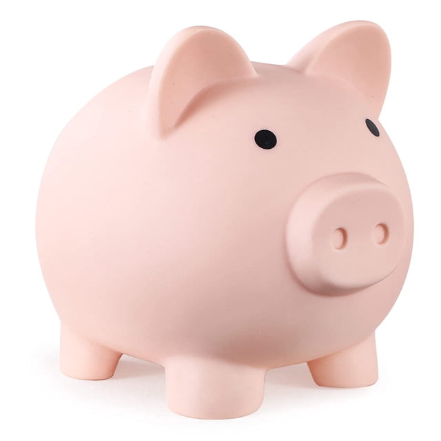 Piggy Bank PJDRLLC de plástico irrompible para niños de 2 a 7 años