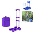 thumbnail image 1 of Carro utilitario de camiones de mano duraderos con caja de carga 35 kg carrito de carrito de mano carrito para Púrpura Yotijar camión de la carretilla de compras, 1 of 10