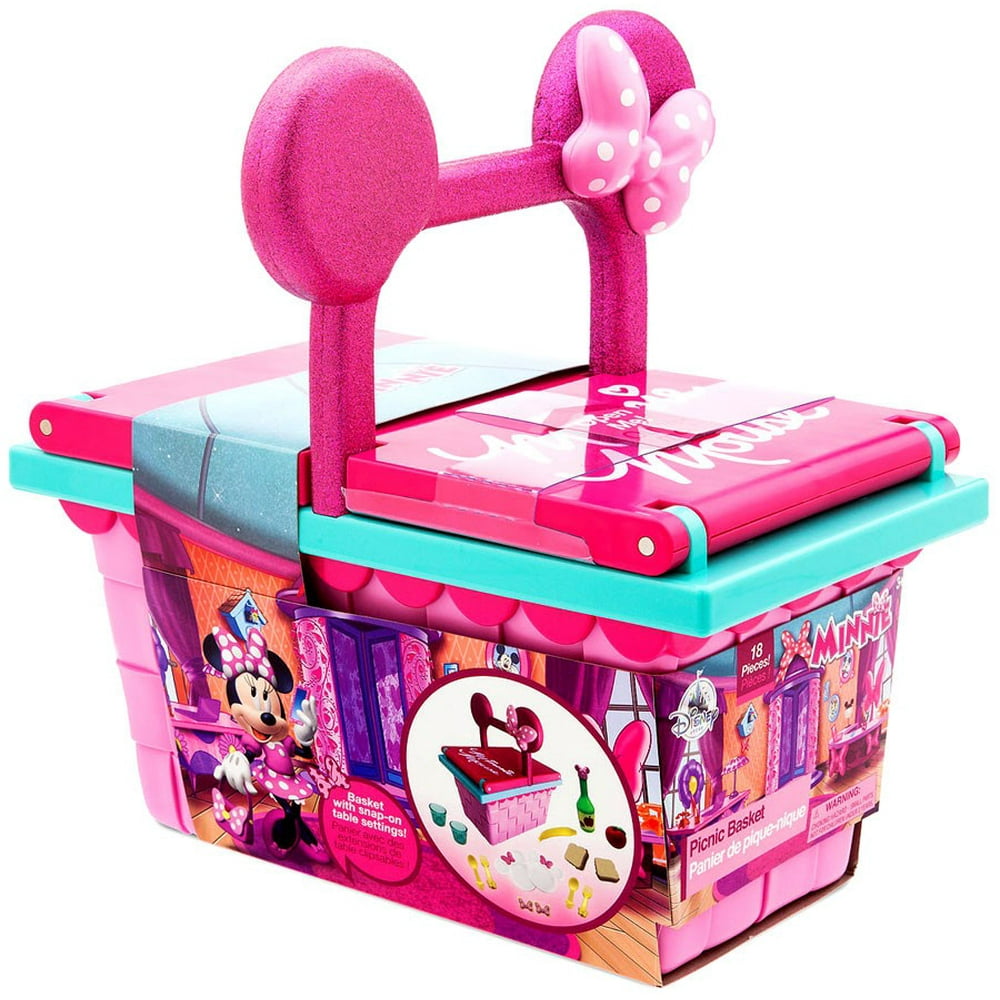 Disney Minnie Mouse Picnic Basket Playset