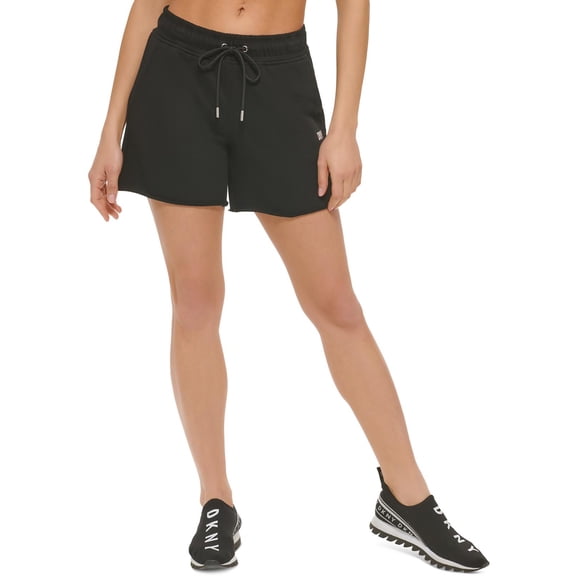 DKNY Sport Womens Logo Fitness Shorts