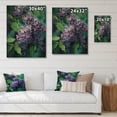 thumbnail image 4 of Designart "Fragrant Blossoms of Green Lilac I" Floral Print on Natural Pine Wood, 4 of 5