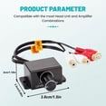 thumbnail image 4 of CSYANXING Audio Level Controller RCA Input Output Rotary Knob Compact Design for Car Motorcycle Home Subwoofer Amplifier Bass Speaker System, 4 of 8
