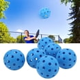 thumbnail image 1 of Outdoor , Blue  Balls Seam Welding Technology Maximum Bouncing Force Plastic Hollow Stable Balanced Flight Route  for Sports, 1 of 8