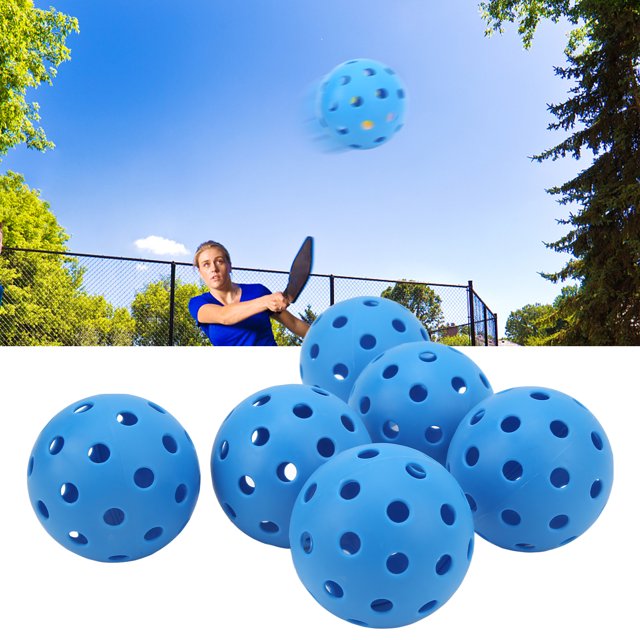Outdoor , Blue Balls Seam Welding Technology Maximum Bouncing Force Plastic Hollow Stable Balanced Flight Route for Sports