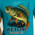 thumbnail image 3 of Wetline Apparel Co Bass in the Lake Men's Graphic T-Shirt, Fishing Wear Heavy Cotton Short Sleeves Tee, S-5XL, 3 of 5