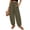 BBG71-Army Green, variant on Womens High Waisted Wide Leg Smocked Palazzo Pants 2026 Summer Lounge Parachute Pant Beach Travel Vacation Trousers Clothes Black L