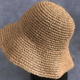 thumbnail image 7 of Women's Floppy Straw Sun Hat - Foldable Packable Wide Brim Beach Hat - Handmade Crochet Bucket Hat for Summer Vacation, Travel Sun Protection & Breathable Design, 7 of 7