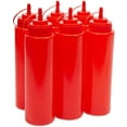 thumbnail image 3 of Plastic Condiment Squeeze Bottles (Red, 32 oz, 6 Pack), 3 of 6