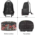 thumbnail image 6 of Uorisanigo Red Daisy Ladybug School Backpack Kids 17 inch with Side Mesh Pocket Casual Basic Schoolbag Travel Rucksack for Kindergarten Elementary Preschool Student School Bag, 6 of 7