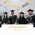 thumbnail image 2 of Shisuyan Celebration Backdrop Graduation Bunting Banner Golden Glitter Paper Graduation Party 1 Set, 2 of 9