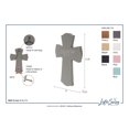 thumbnail image 4 of Memorial Wooden Wall Cross 8x11 Cardinal Bereavement Gift for Loss on Loved One – Because Someone We Love, 4 of 34