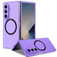 thumbnail image 1 of group Magnetic Case for Samsung Galaxy Z Fold 7, Support Wireless Charging Slim Lightweight Non-Slip Glossy Back Cover Shock-Absorbent Anti-Scratch PC Shell for Women Men, Black, 1 of 9