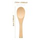 thumbnail image 3 of Mini Cuchara de Madera Hecha Una Mano de 50 Piezas Helado Azúcar Mermelada Miel Café Cucharadita Cocina Condimento Sal Mostaza Cuchara, 3 of 5