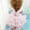 Pink, variant on Pet Apparel Skirt Stripe Lace Dress for Safe Comfortable Lightweight Fashionable Dog Dress for Small to Large Breeds