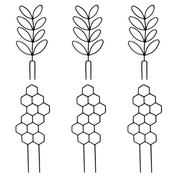 6Pcs Plant Trellis Indoor Stackable Plant Trellis Climbing Plant Small Plant