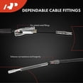 thumbnail image 4 of A-Premium Rear Passenger Side Parking Brake Cable Assembly Compatible with Ford Models: F-150 F150 2004 2005 - Replace# 4L3Z2A635BG, 4 of 9