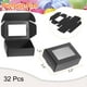thumbnail image 2 of 32 Piezas Cajas de Embalaje de Jabón 2.4x3.3x1.2 Pulgadas Caja de Jabón de Kraft con Ventana (Rectángulo, Negro), 2 of 6