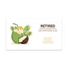Koyal Wholesale Funny Retirement Business Cards, Ask Someone Else Coconut Cocktail Retired Business Cards, 100-Pk