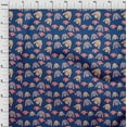 thumbnail image 3 of oneOone Georgette Viscose Royal Blue Fabric Clothes Kids Dress Material Fabric Print Fabric By The Yard 42 Inch Wide, 3 of 4