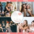 thumbnail image 7 of Travel Mirror with Light, 1X/10X Magnification Compact Mirror, Rechargeable LED Purse Mirror, Portable Lighted Pocket Mirror (White), 7 of 7