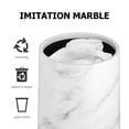thumbnail image 2 of Bote de basura pequeño, cesto de basura redondo sin tapa, contenedor de basura veteado, 2 of 4