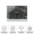 thumbnail image 3 of Kurt Shaffer 'Christmas Barn in the Snow' Outdoor All-Weather Wall Decor, 3 of 3