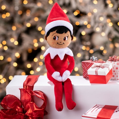 The Elf on the Shelf Snuggler Boy - Dark Tone - Small Plush Toy 12"