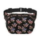 thumbnail image 1 of Fotbe Bouquet Cangurera Cuadrada con Estampado de Doble Capa, Bolsa de Cintura Ajustable Mini para Hombres y Mujeres, 1 of 9