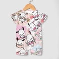 thumbnail image 4 of Pochacco Baby Boy Girl Romper Short Sleeve Cotton Bodysuit Outfits Jumpsuit Summer One Piece Clothes, 4 of 8